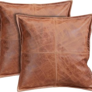 Funda de almohada de piel de cordero  Funda decorativa de cojín para sofá  Fundas para sala de estar y dormitorio, 16 x 16 pulgadas  Caja de coñac Funda de almohada de piel de cordero  Funda decorativa de cojín para sofá  Fundas para sala de estar y dormitorio, 16 x 16 pulgadas  Caja de coñac