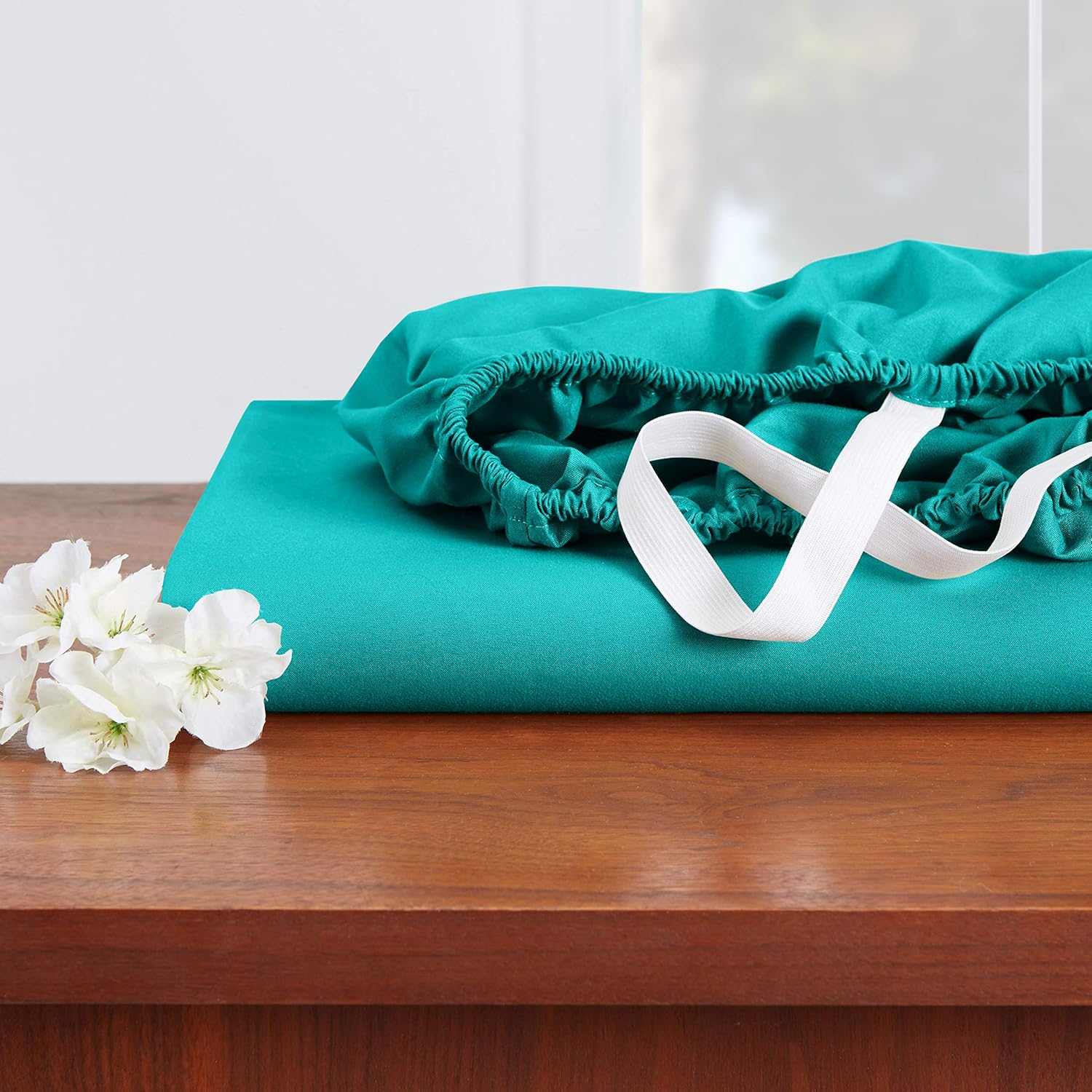 Empyrean Bedding – Sábanas bajeras tamaño Queen, con sábana de cajón extra profunda  Juego de sábanas bajeras extra profundas, de 24 pulgadas, con 2