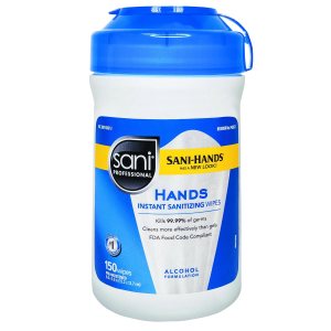 Sani Professional P43572 Sani-Hands – Toallitas desinfectantes Tencel, 5 pulgadas de ancho x 6 pulgadas de largo, color blanco (paquete de 12) Sani Professional P43572 Sani-Hands – Toallitas desinfectantes Tencel, 5 pulgadas de ancho x 6 pulgadas de largo, color blanco (paquete de 12)