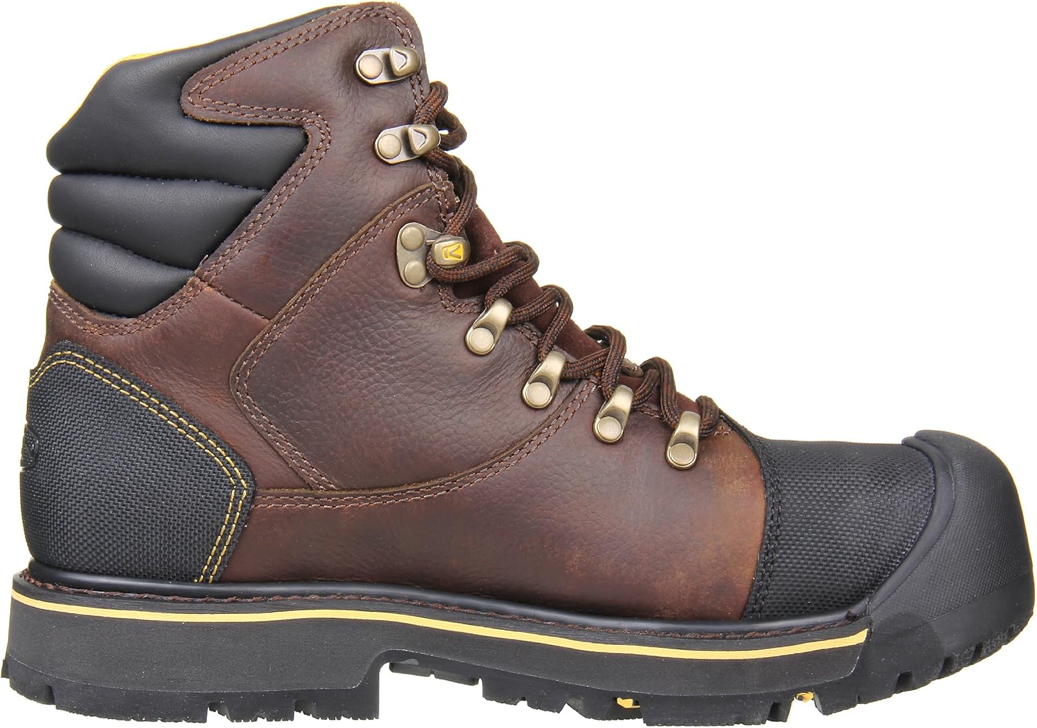 KEEN Utility Botas de trabajo impermeables Milwaukee con punta de acero de 6 pulgadas para hombre
