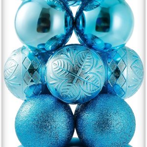 20 adornos de bola de Navidad color azul bebé, irrompibles, decoraciones de árbol de Navidad para fiestas de Navidad, hogar, oficina, decoración de 20 adornos de bola de Navidad color azul bebé, irrompibles, decoraciones de árbol de Navidad para fiestas de Navidad, hogar, oficina, decoración de