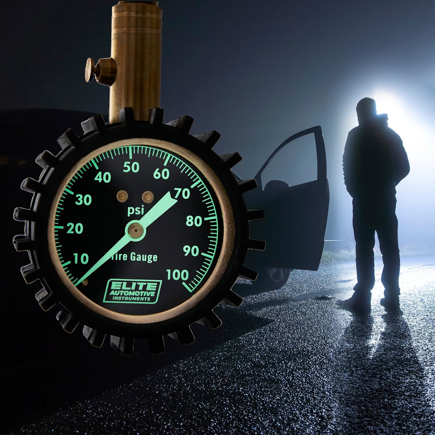 Medidor de presión de neumáticos – 100 PSI