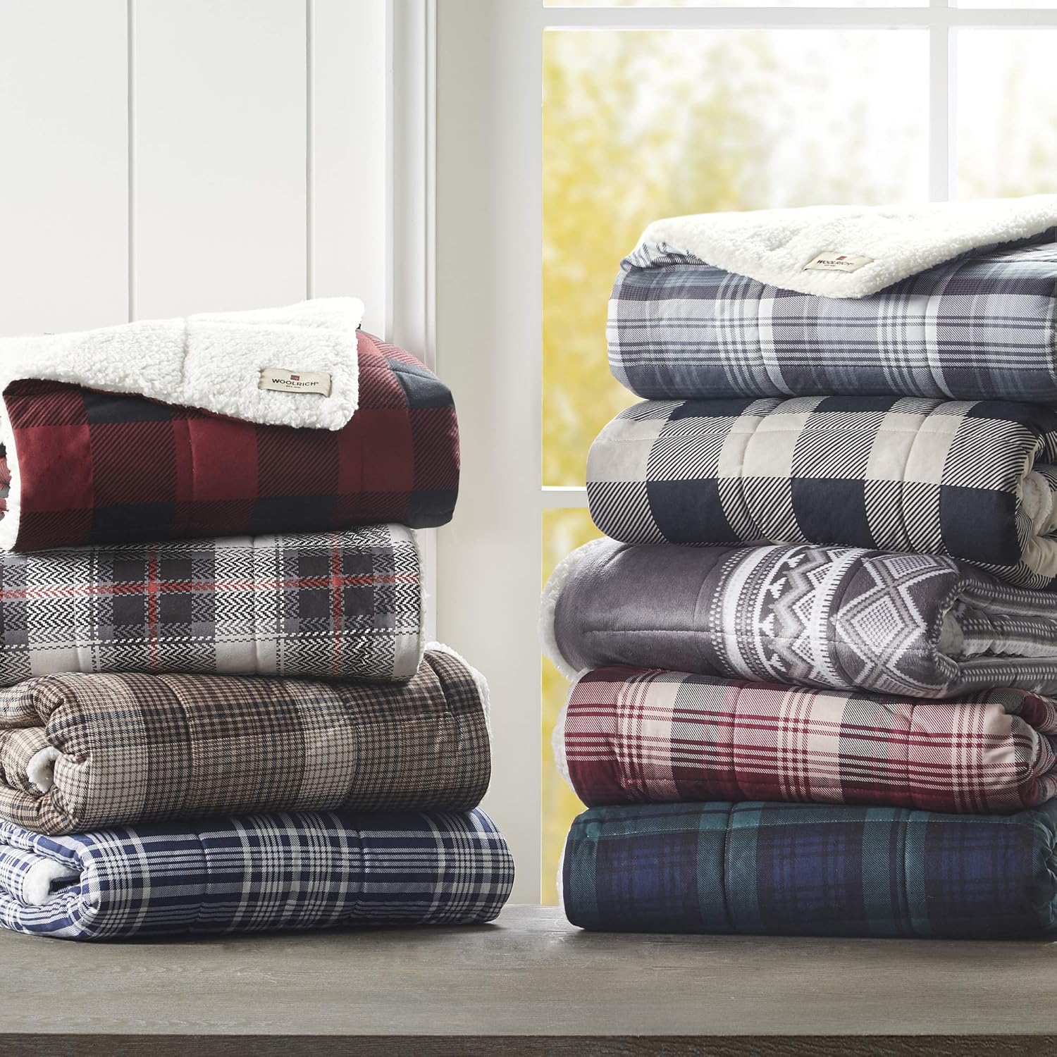 Woolrich Linden – Manta de plumón de gran tamaño