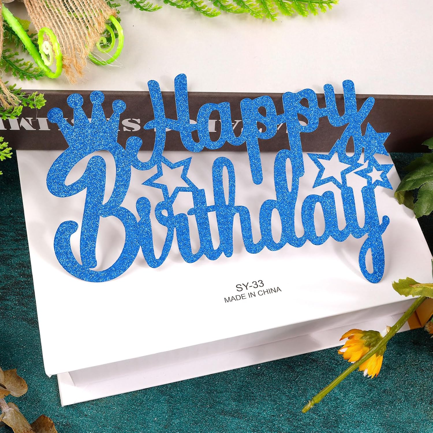 Decoración para tartas de feliz cumpleaños, decoración de pastel de feliz cumpleaños, decoración de pastel de cumpleaños, decoración de pastel de
