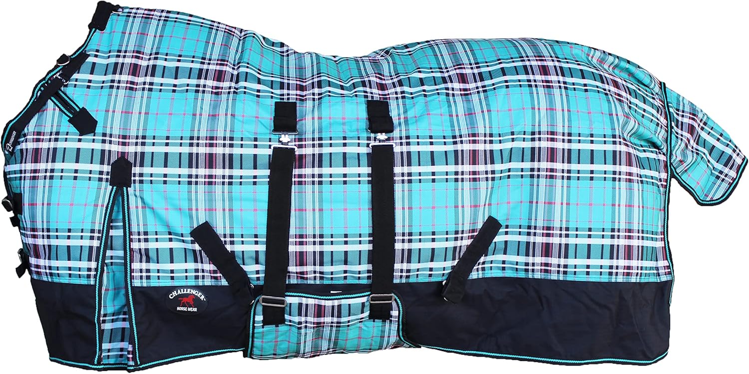 CHALLENGER Manta de invierno 1200D Horse Turnout impermeable de peso medio 596LG