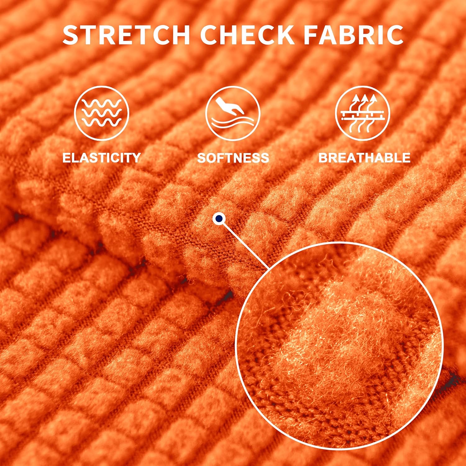 Subrtex – Funda de cojín elástica para cojines de sofá, de asiento de caravana, de sofá de dos asientos. Hecha de elastano. Protector de muebles de