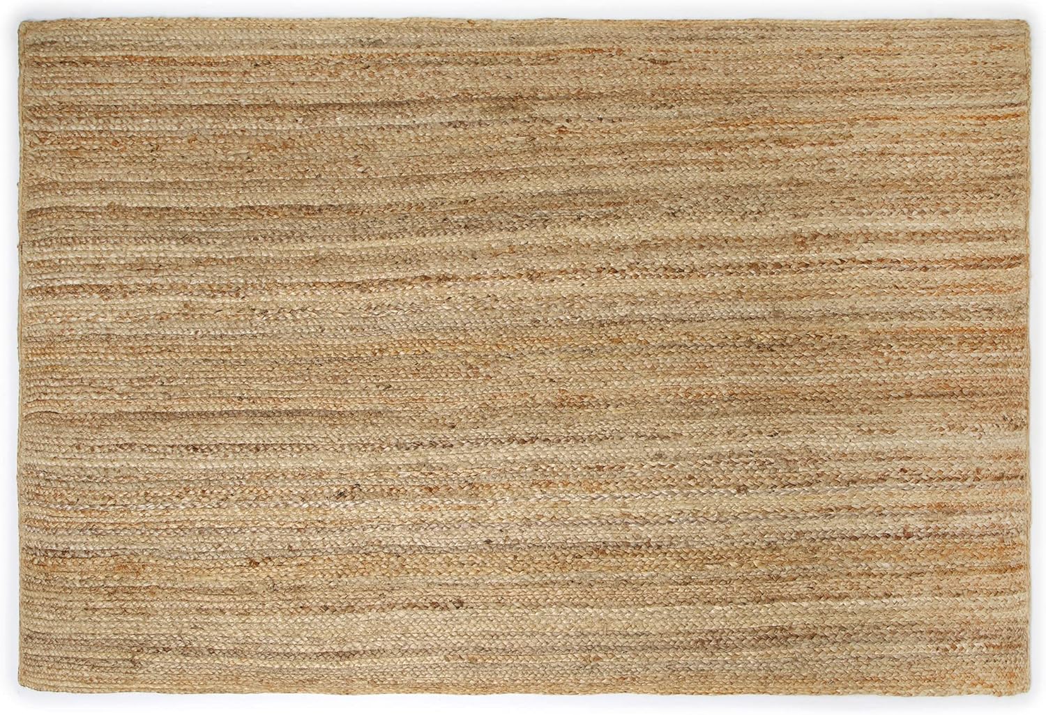 REDEARTH Alfombra rectangular  tejida a mano trenzada 100% yute natural  Alfombras bohemias de yute hechas a mano para dormitorio, cocina, sala de