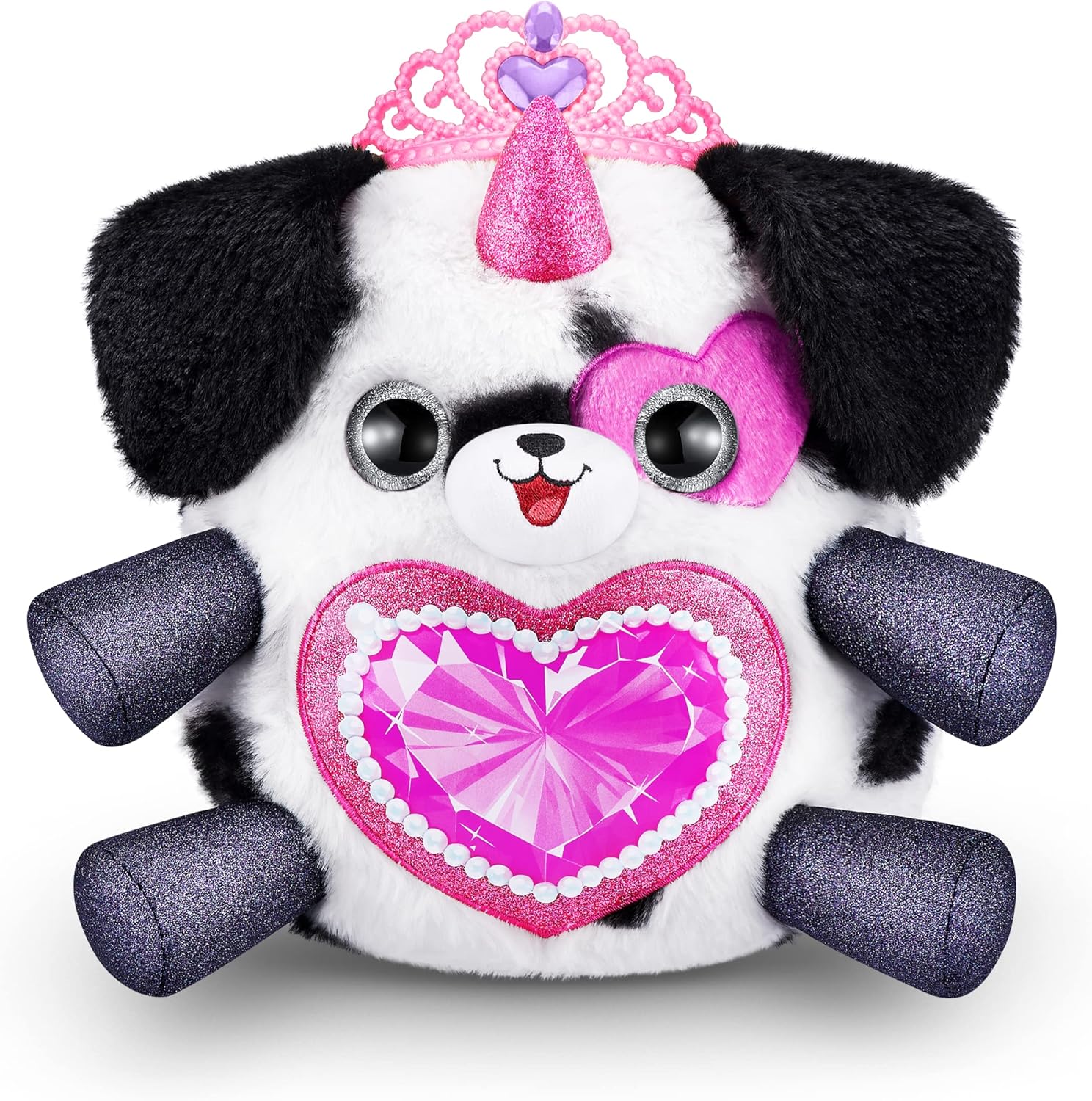 Rainbocorns Fairycorn Princess Surprise (Puppy) de ZURU – Peluche coleccionable de 11 pulgadas, huevo sorpresa, alas de hadas portátiles, princesa