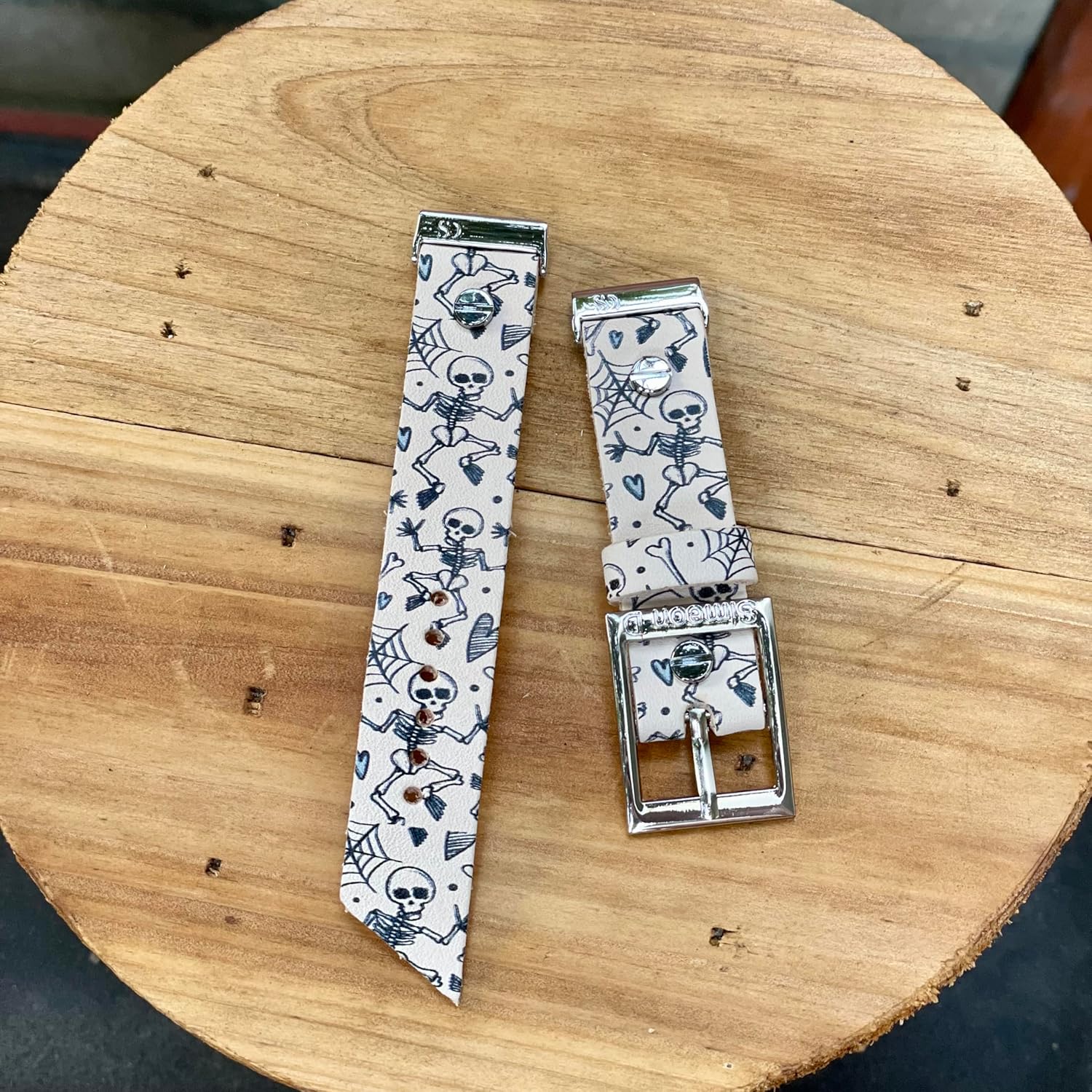 20mm Watch Band for Samsung Galaxy Watch 5 & 6 (44mm 40mm), Watch 6 Classic (43mm 47mm) Galaxy Watch 5 Pro 45mm – Halloween Motives Bracelet
