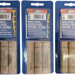 Mini paquete a granel A8-3, B4-4, C6-5 – Incluye un total de 9 motores Mini paquete a granel A8-3, B4-4, C6-5 – Incluye un total de 9 motores