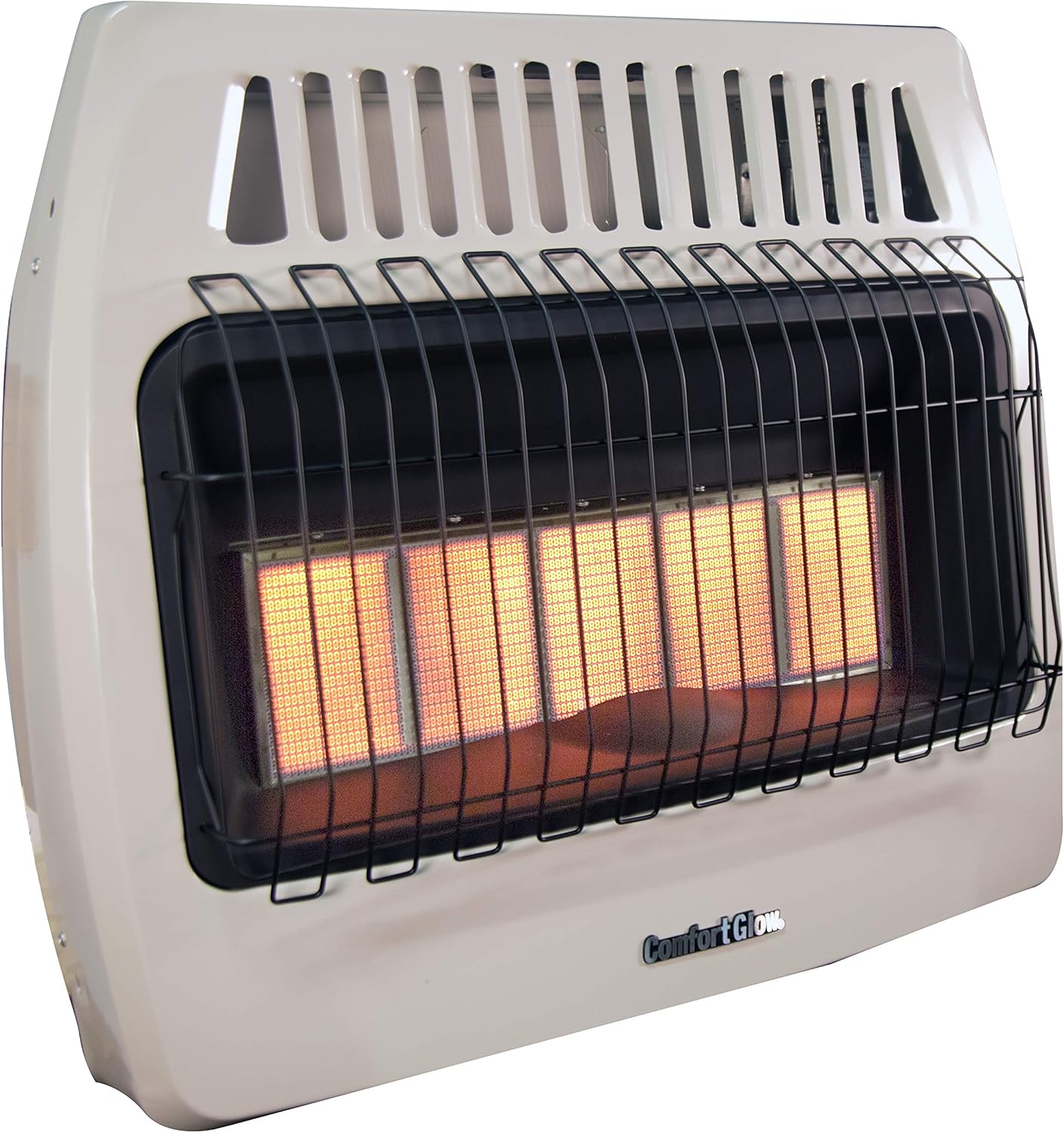 WORLD MKTG OF AMERICAIMPORT Comfort Glow – Calentador de pared a gas, 24.41 x 28.15 x 10.25 pulgadas, gris