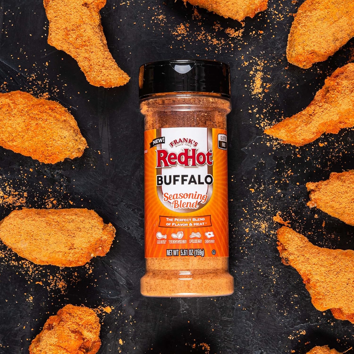 Frank’s RedHot Buffalo Seasoning Blend, 5.61 oz (paquete de 2)