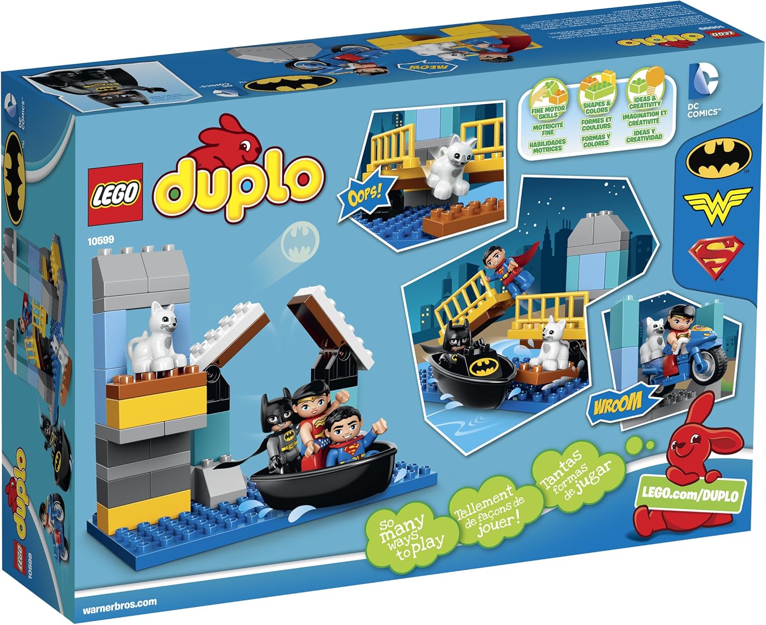 Set para armar LEGO Duplo de Súper Héroes,Aventuras de Batman (10599)