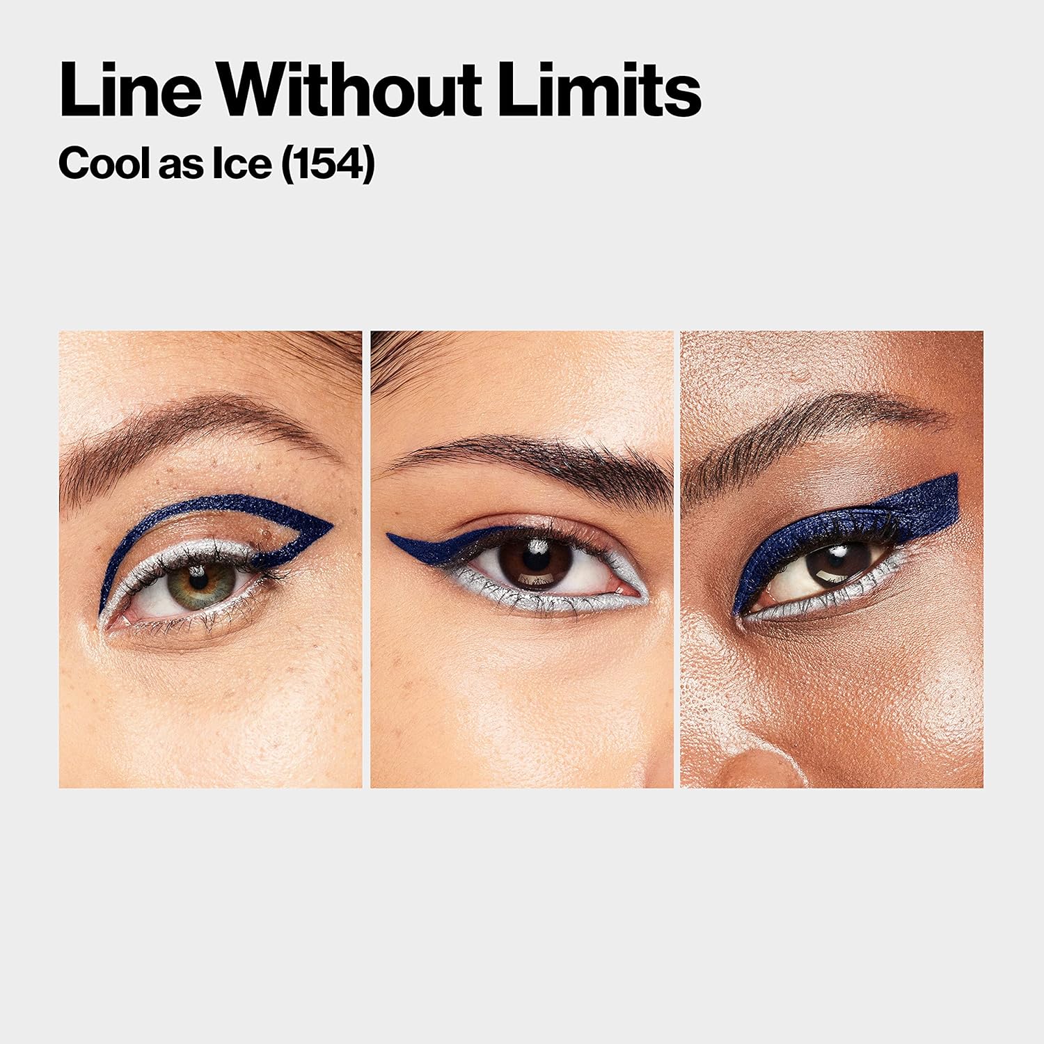 Revlon Delineador líquido y lápiz Kohl ahumado, maquillaje de ojos ColorStay Line Creator, impermeable y resistente a la transferencia, 154 Cool as