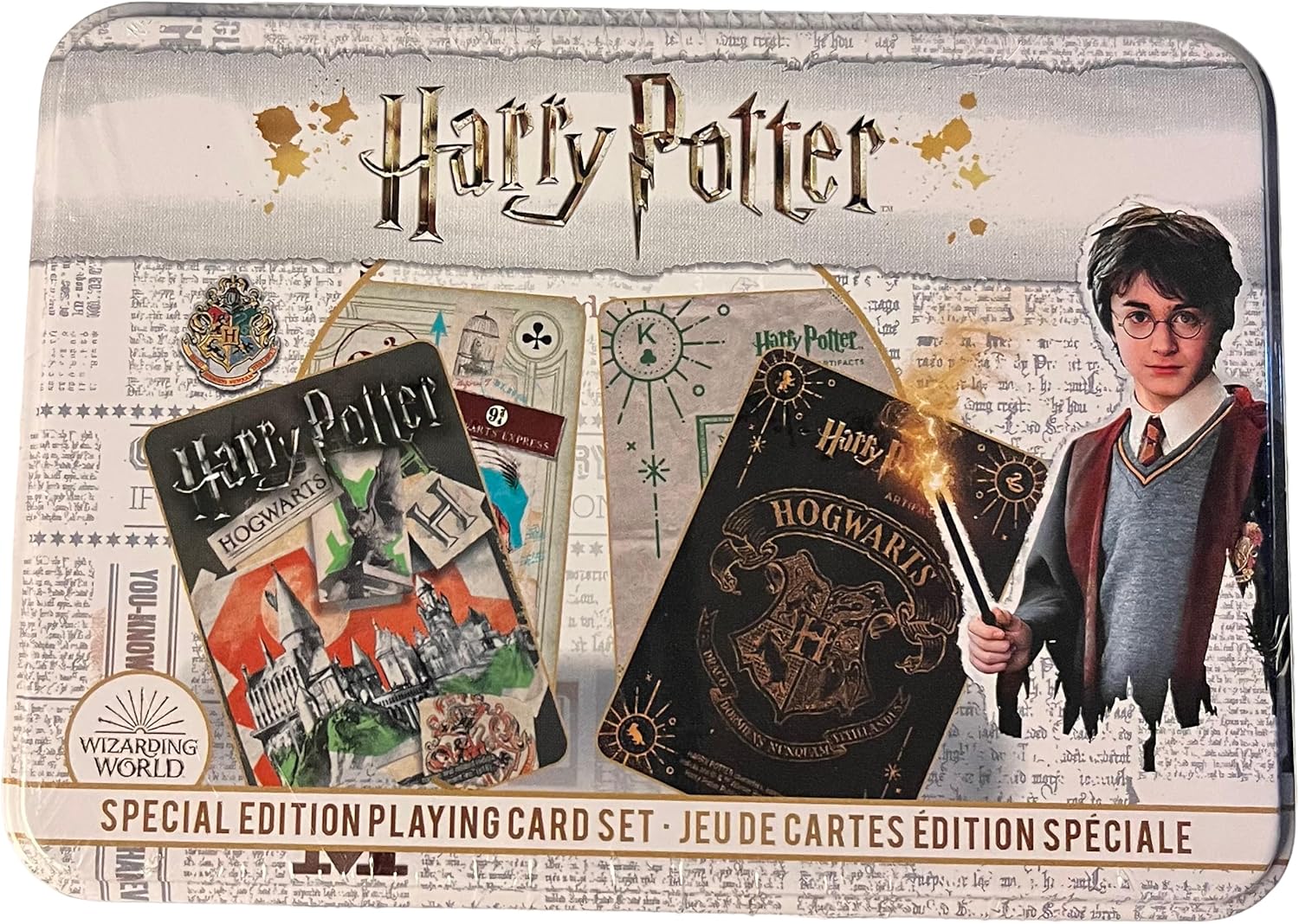 Aquarius Harry Potter – Juego de cartas en lata de recuerdo