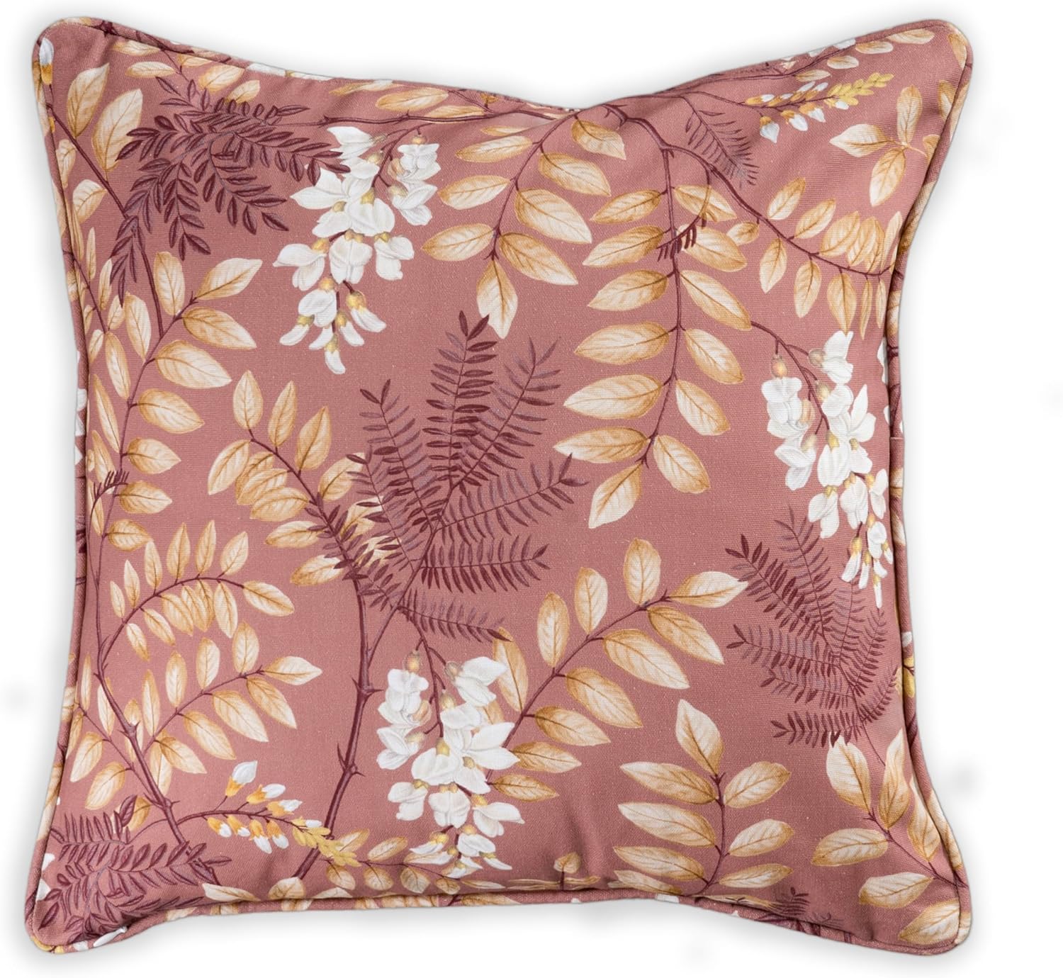 Maison d’ Hermine Funda de almohada decorativa 100% algodón, 20 x 20 pulgadas, cuadradas, lavables, con cremallera invisible, para sofá, dormitorio,