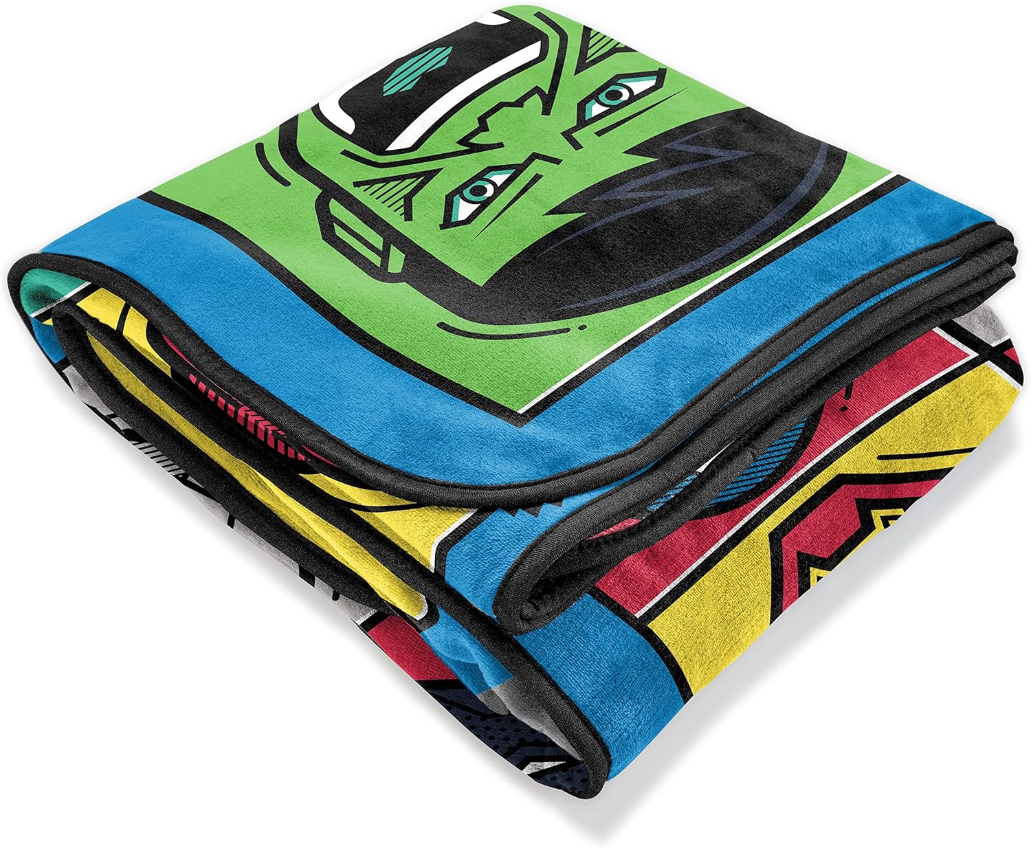 Jay Franco Marvel Avengers Pop Manta  Medidas 62 x 90 pulgadas, ropa de cama para niños  Resistente a la decoloración Super Soft Fleece
