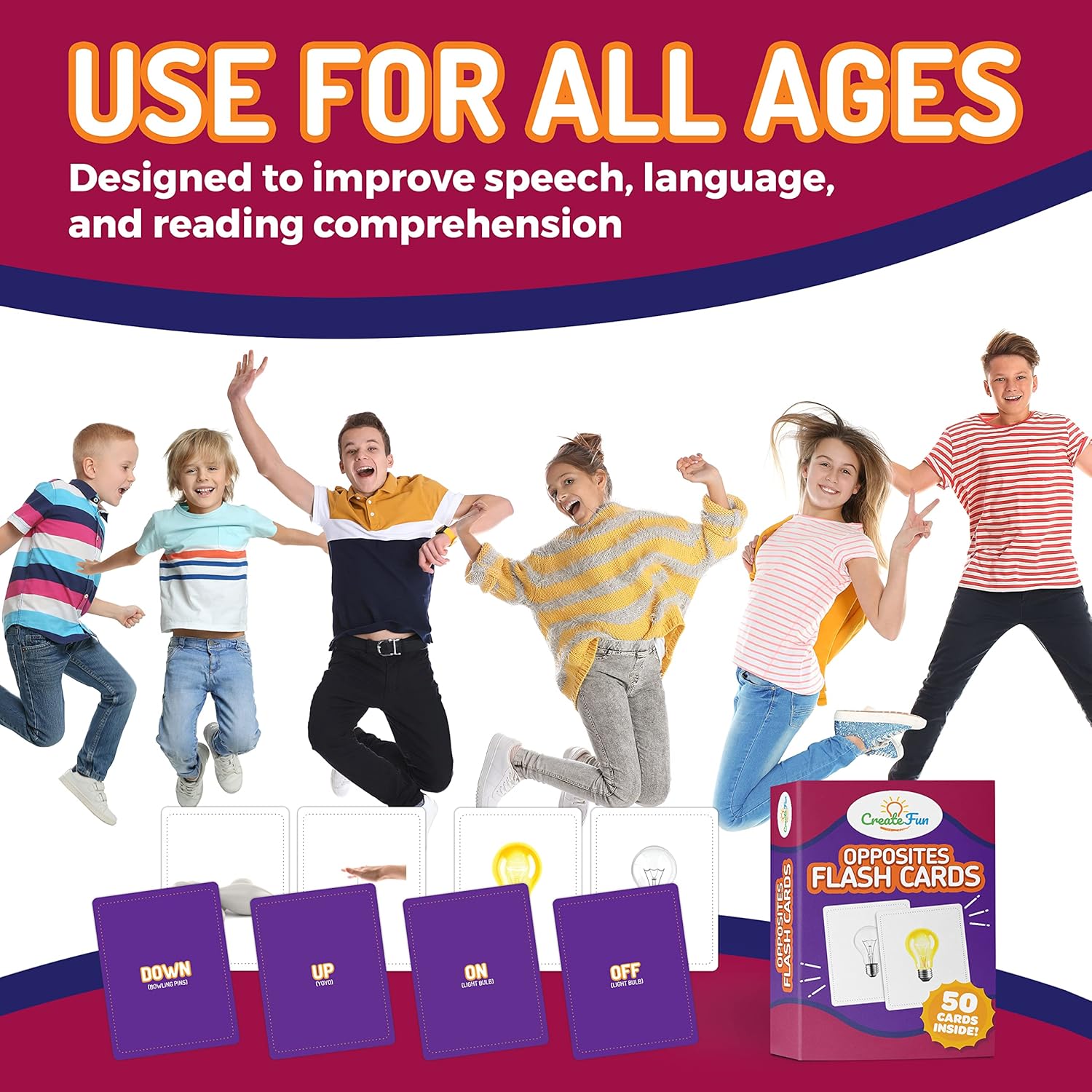 Opposites – Tarjetas flash a juego  50 tarjetas educativas a juego  7 juegos de aprendizaje para el aula, actividades de aprendizaje para niños