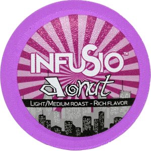 96 unidades de mezcla de donas (café tostado medio), cápsulas de café de una sola porción para cafeteras Keurig K Cup – Café tostado InfuSio Premium 96 unidades de mezcla de donas (café tostado medio), cápsulas de café de una sola porción para cafeteras Keurig K Cup – Café tostado InfuSio Premium