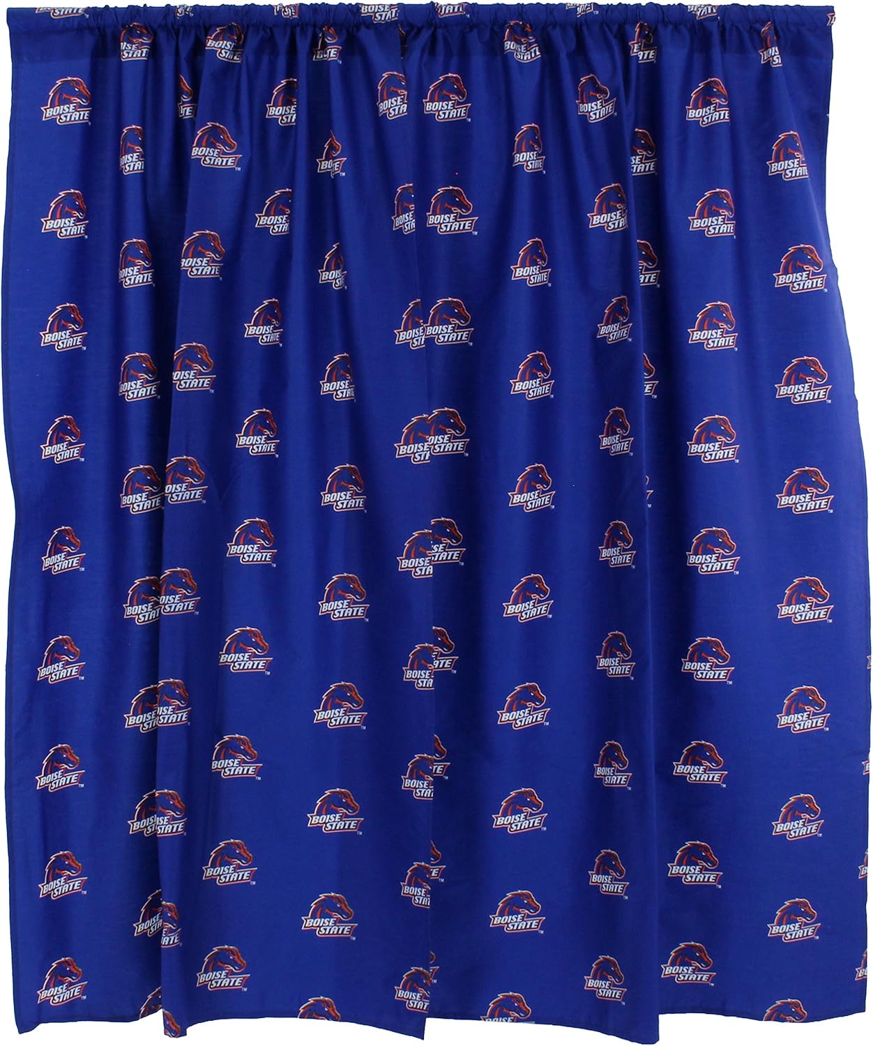 College Covers Everything Comfy Boise State Broncos – Juego de paneles de cortina, 2 paneles, 2 alzapaños a juego, 42 pulgadas de ancho por 63