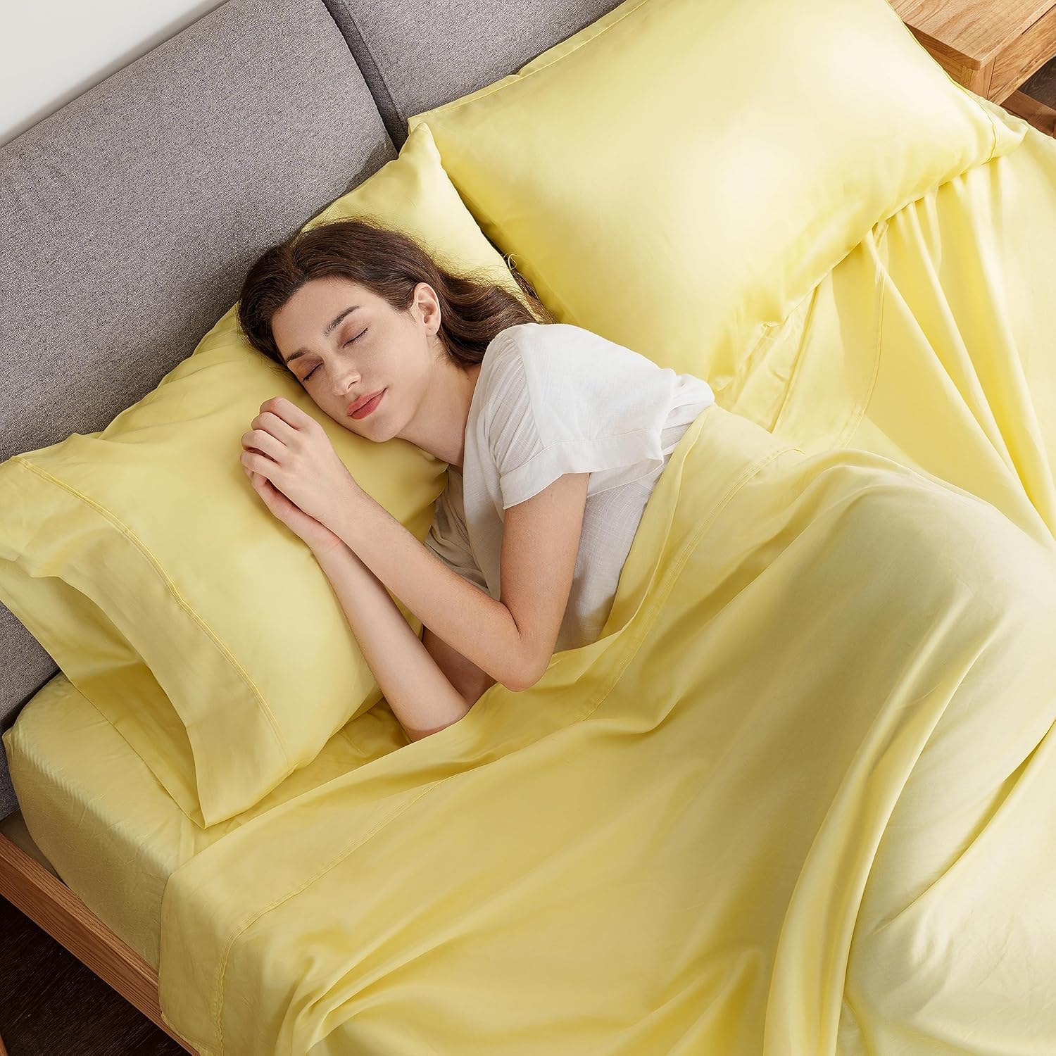 Berkshire Blanket Juego de sábanas de 3 piezas de 100 % algodón para tamaño individual, juego de ropa de cama de tejido percal de lujo con bolsillos