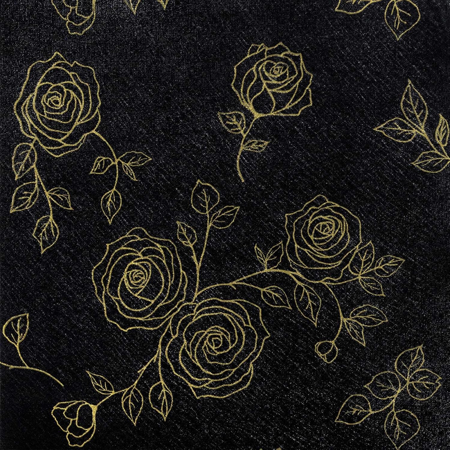 Yun-aeon Papel tapiz floral dorado y adhesivo de 17.3 x 300 pulgadas, papel de contacto moderno, geométrico, extraíble, autoadhesivo, para