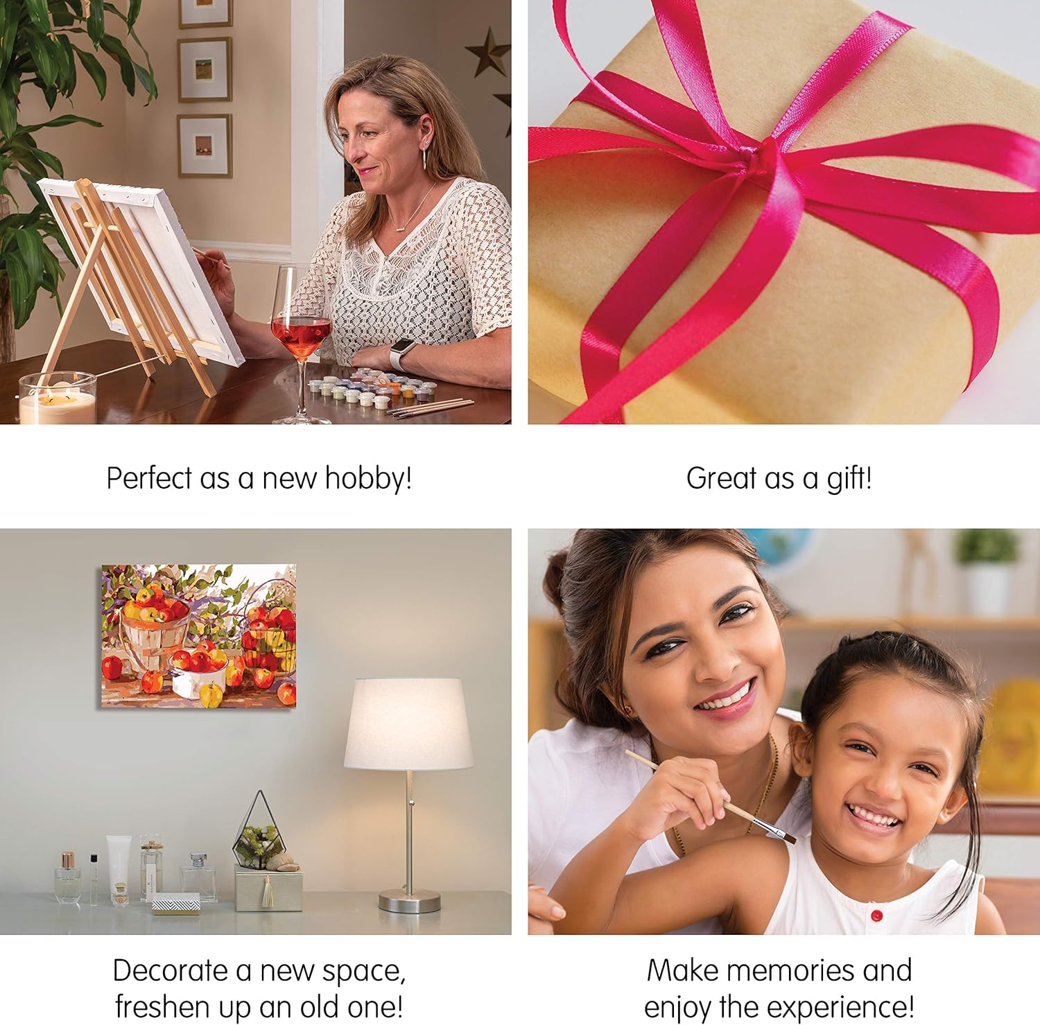Ledgebay – Pintura por número para adultos  Kits de pintura por números, pintura sin arrugas por números para adultos principiantes, 12 x 16
