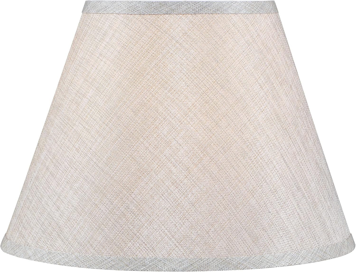 Aspen Creative 32996 Pantalla de lámpara de construcción de araña con forma de imperio de transición, gris, 7 pulgadas superior x 13 pulgadas