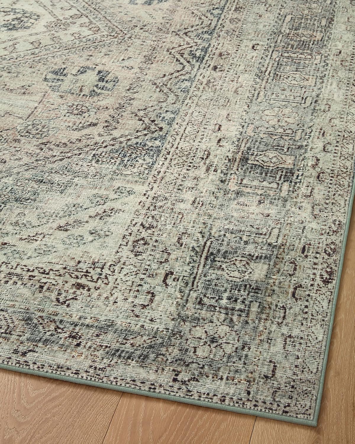 Loloi x Magnolia Home by Joanna Gaines Sinclair SIN-04 Collection – Alfombra rectangular de 7 pies 6 pulgadas x 9 pies 6 pulgadas, color