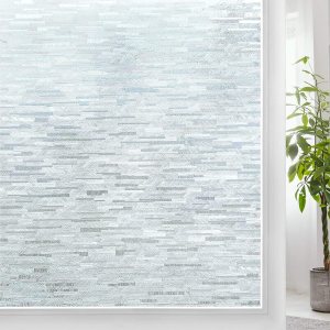 DOWELL Película de privacidad para ventana, película de vidrio esmerilado para ventana, adhesivo estático no adhesivo, vinilo opaco para ventana, DOWELL Película de privacidad para ventana, película de vidrio esmerilado para ventana, adhesivo estático no adhesivo, vinilo opaco para ventana,
