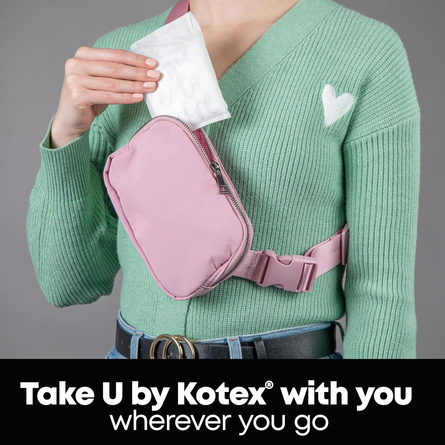 U by Kotex Clean & Secure Maxi Pads, absorción regular, 192 unidades (4 paquetes de 48) (el embalaje puede variar)