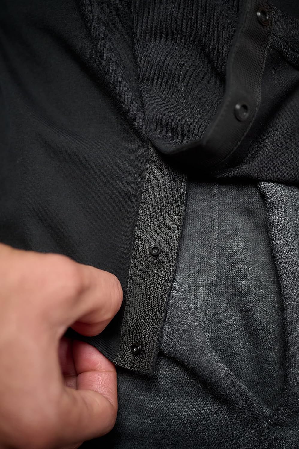 Reclus – Camisas postoperatorias para hombres – Camisa de recuperación de puños rotadores – Acceso al puerto de quimioterapia – Ropa de diálisis