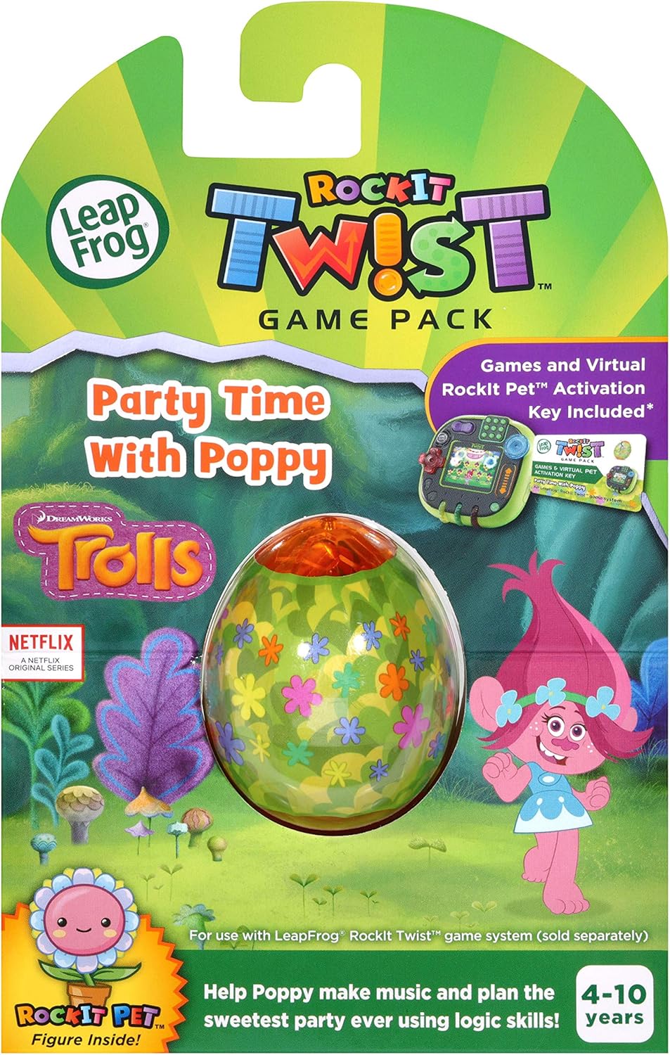 LeapFrog 495203 Rockit Twist – Juego de trolls, tiempo de fiesta con amapola, multicolor