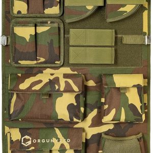 Organizador de puerta seguro para armas  Organizador de panel de puerta seguro para armas con soporte extraíble para pistola  Almacenamiento de Organizador de puerta seguro para armas  Organizador de panel de puerta seguro para armas con soporte extraíble para pistola  Almacenamiento de