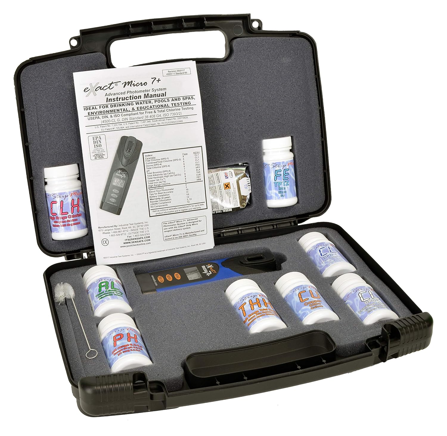 Industrial Test Systems eXact 486691-K Micro 7+ Kit de fotómetro avanzado
