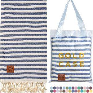 GOLD CASE – Toalla turca de playa pestemal XXL 100% algodón, multiuso, de secado rápido, práctica para baño, yoga, piscina, gimnasio, manta, etc. 39 GOLD CASE – Toalla turca de playa pestemal XXL 100% algodón, multiuso, de secado rápido, práctica para baño, yoga, piscina, gimnasio, manta, etc. 39