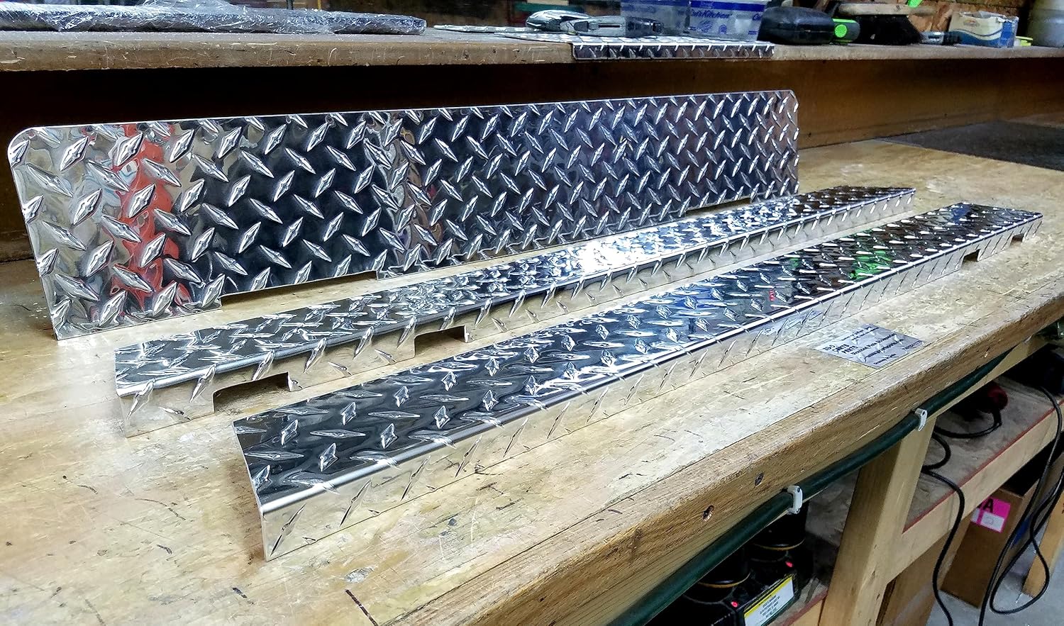 J & O Carts Parts Compatible con carrito de golf YAMAHAA G2G9 con placa de diamante de aluminio, balancines laterales completos y placa de patada