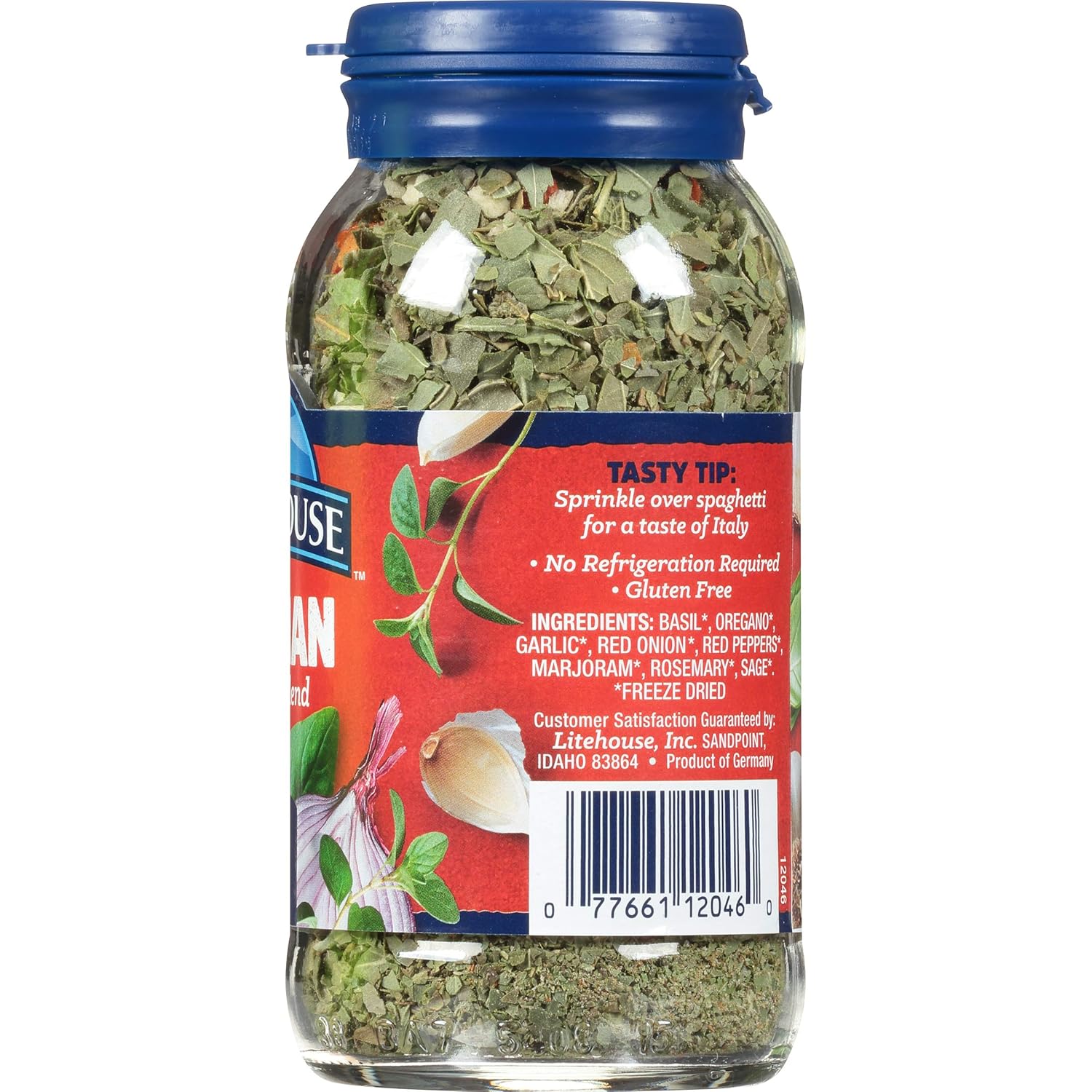 Litehouse Paquete de mezcla de hierbas variadas de sabores liofilizados (italiano, aves de corral, mezcla de hierbas de aderezo para ensalada)