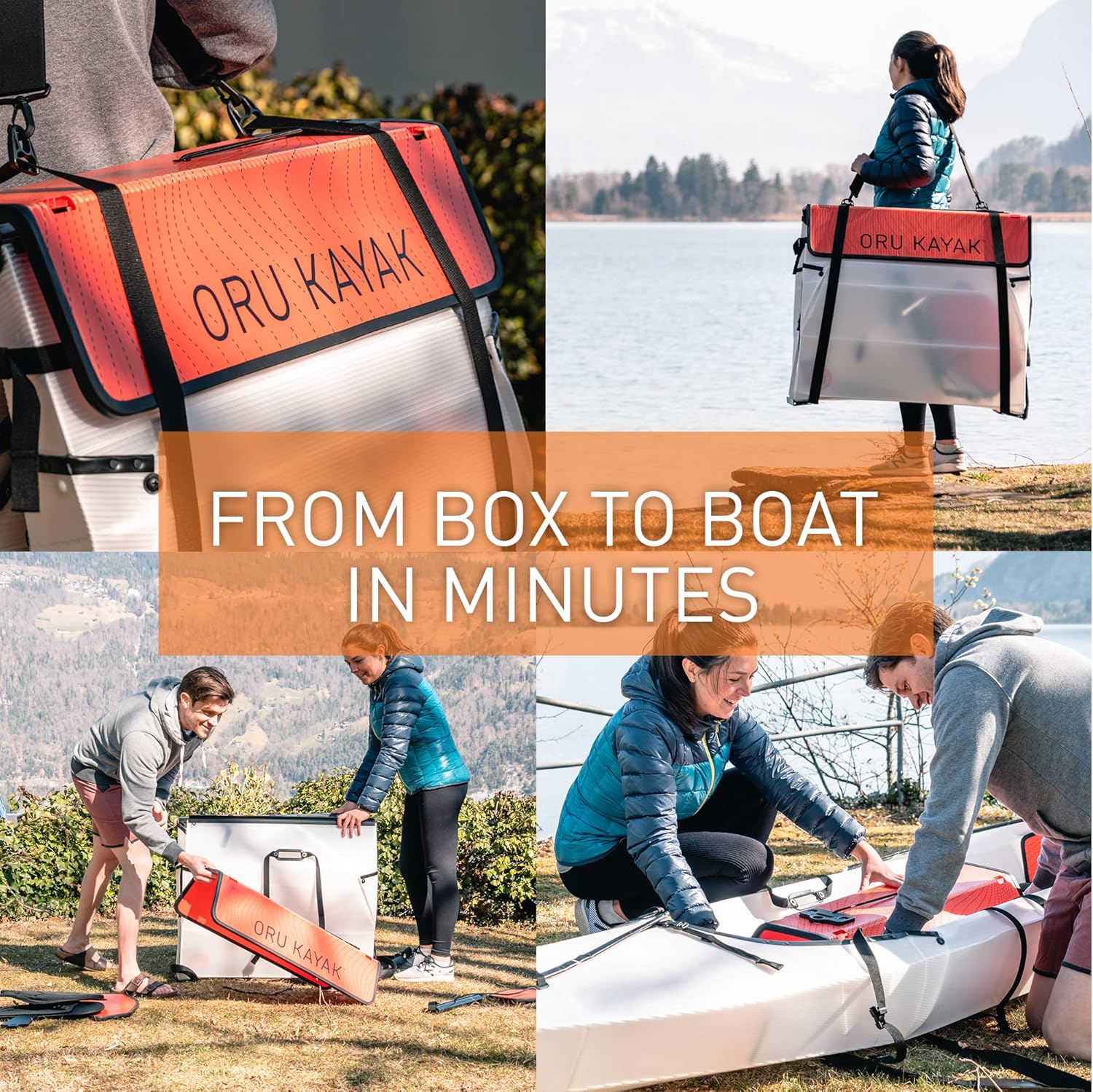 Oru Kayak Beach LT  Stable, Durable, Light – LakeRiver Kayaks – Beginner, Intermediate – for Day Trips, Picnics, and Casual Fun with Family and