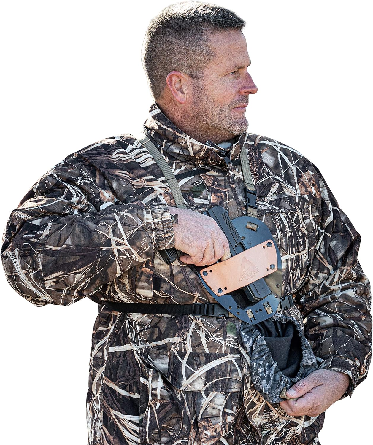 Slicker Funda universal para pistola con opciones de montaje en el pecho y las piernas que ocultan y protegerán