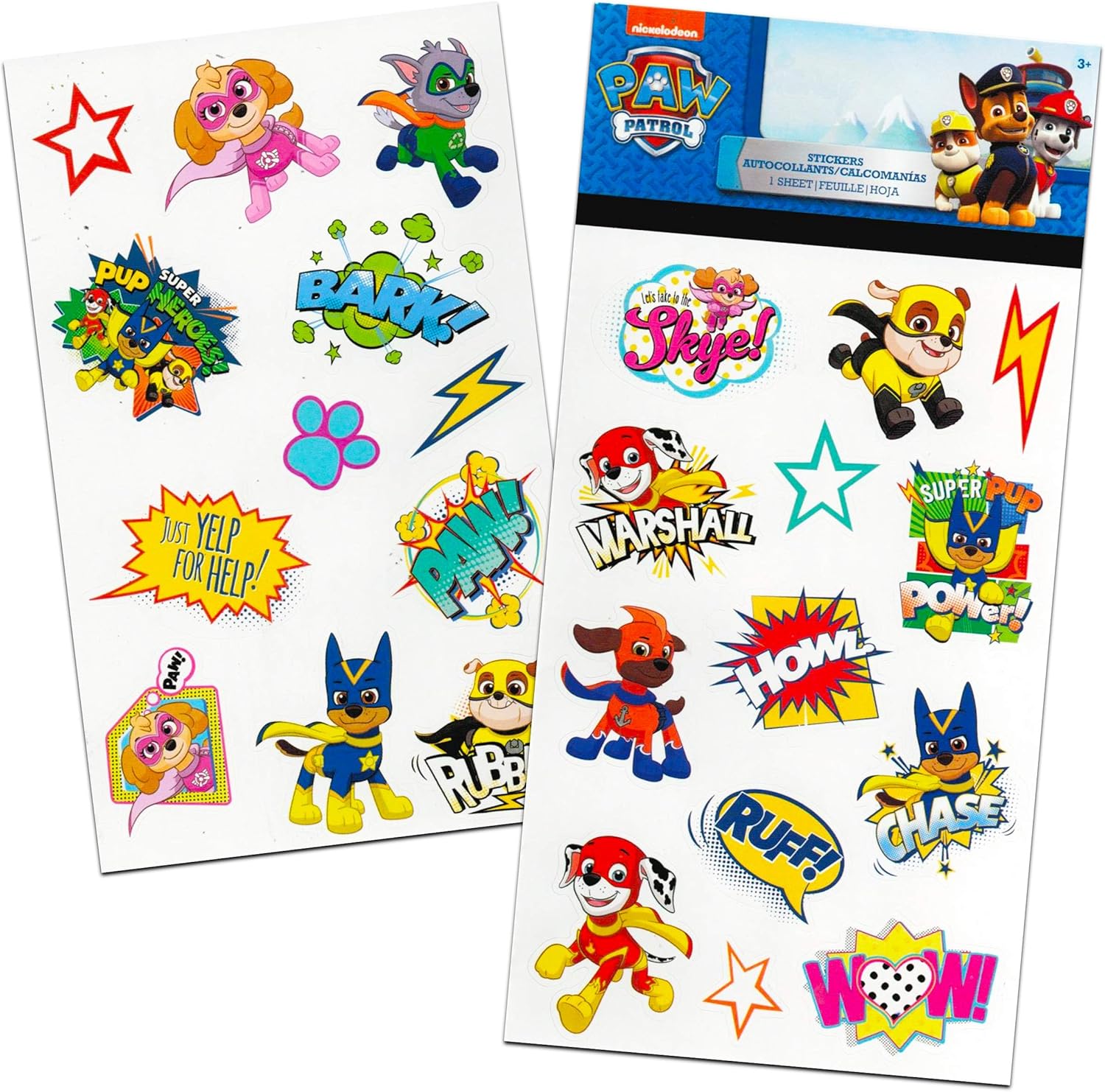 Paw Patrol Paquete de mochila preescolar para niños pequeños  Mochila Mini Paw Patrol de 11 pulgadas con mini lonchera Paw Patrol Lata de actividad