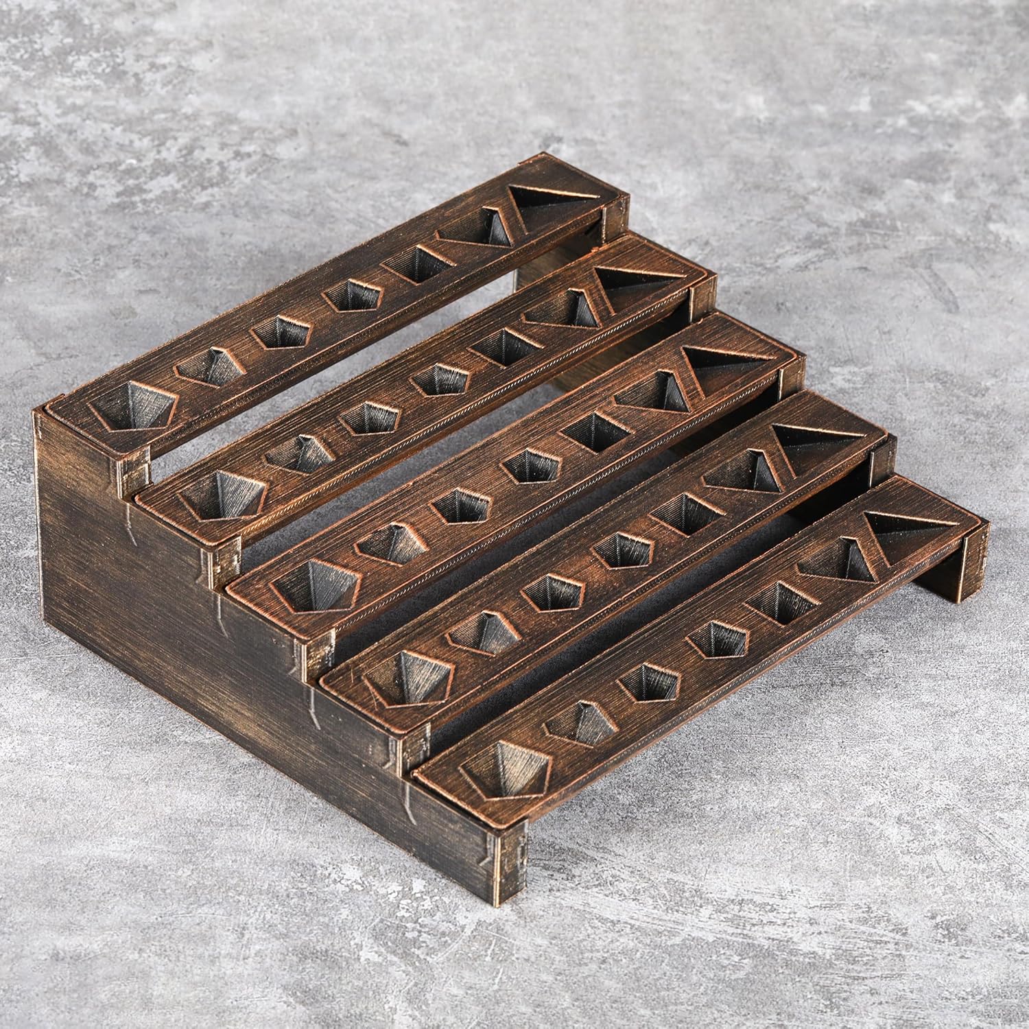 DND – Estante de exhibición de dados para coleccionistas de dados, juego de mazmorras y dragones (5 estantes)