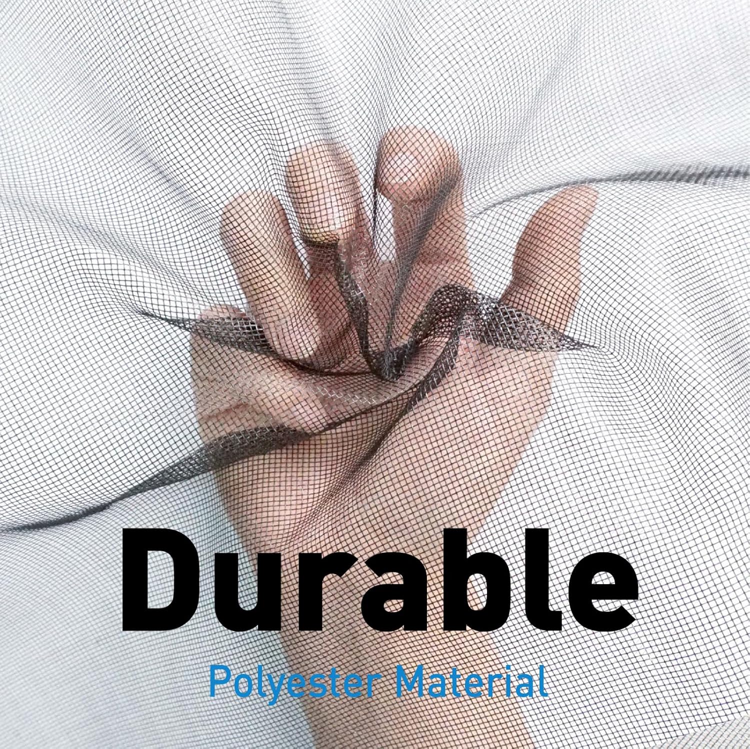 Kit de reemplazo de pantalla de ventana, 36 pulgadas de ancho x 90 pulgadas de largo, malla ajustable de poliéster duradero con ranura de retención