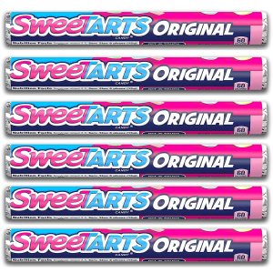 SweeTarts Original Candy SweetTarts Caramelo con sabor a fruta Caramelo duro Tubos de 1.8 onzas Paquete de 6 tubos SweeTarts Original Candy SweetTarts Caramelo con sabor a fruta Caramelo duro Tubos de 1.8 onzas Paquete de 6 tubos