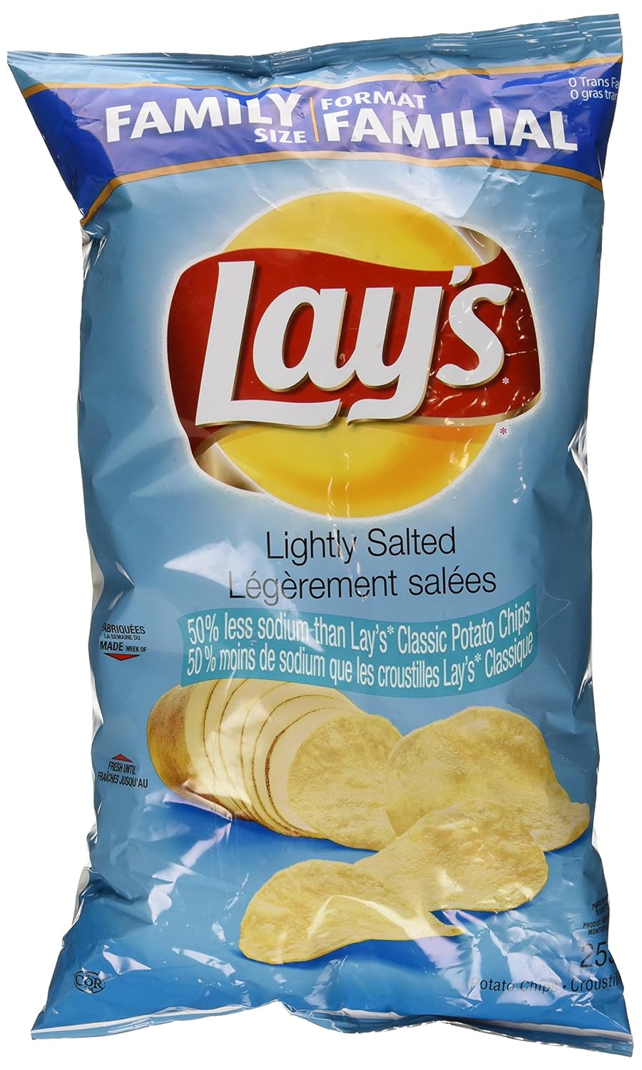 Tamaño familiar ligeramente salado, 255 g9 oz. Importado de Canadá