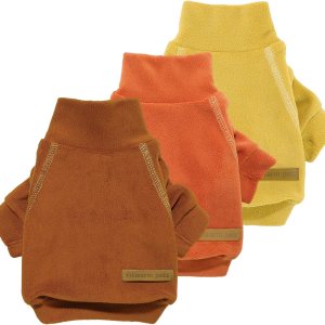Fitwarm Paquete de 3 suéteres clásicos de forro polar para perro, sudadera de cuello alto, ropa de invierno para perros pequeños, niños y niñas, Fitwarm Paquete de 3 suéteres clásicos de forro polar para perro, sudadera de cuello alto, ropa de invierno para perros pequeños, niños y niñas,