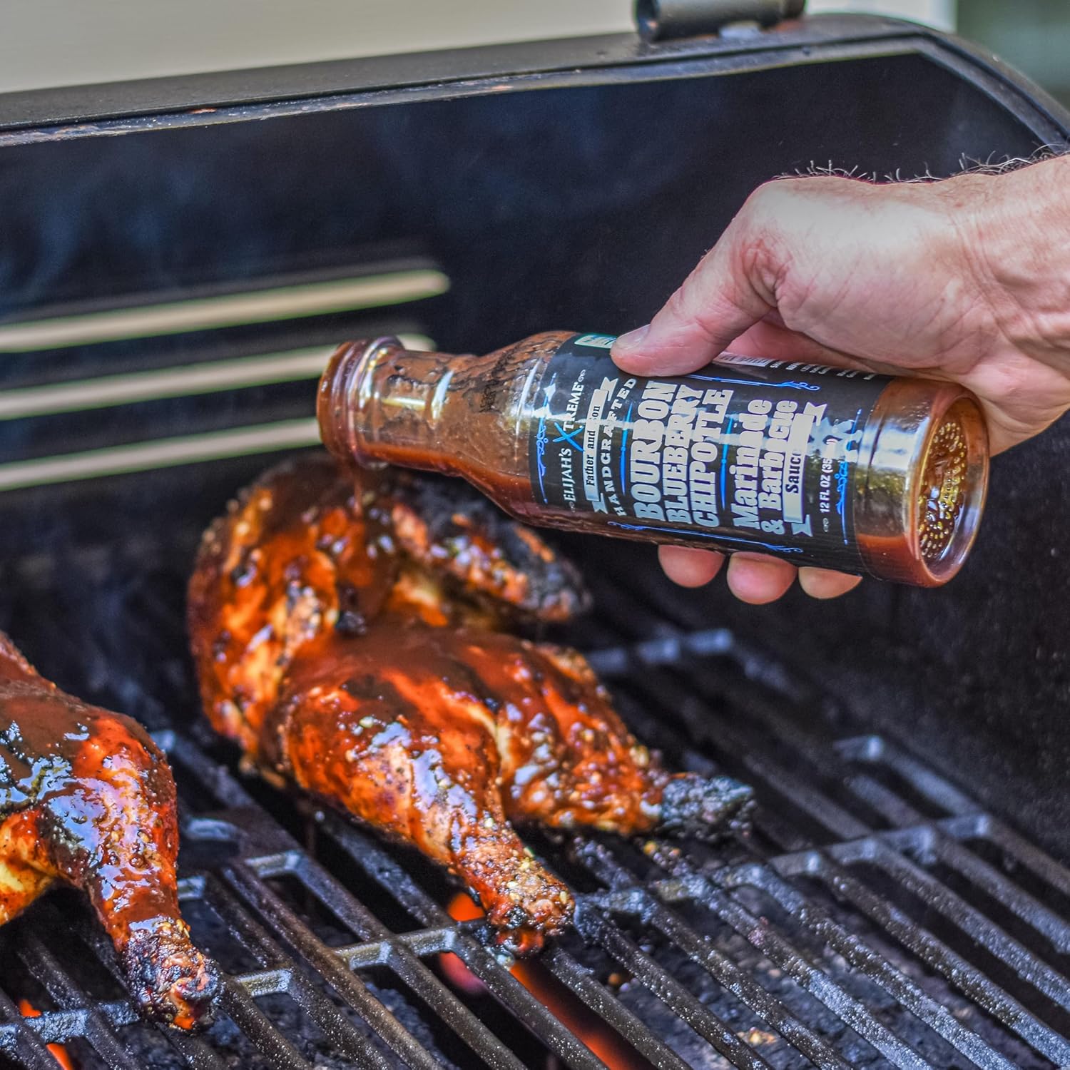 Elijah’s Xtreme Paquete de barbacoa salsa barbacoa de arce y tocino de cerveza y salsa de barbacoa de chipotle de arándanos y bourbon – Giro único