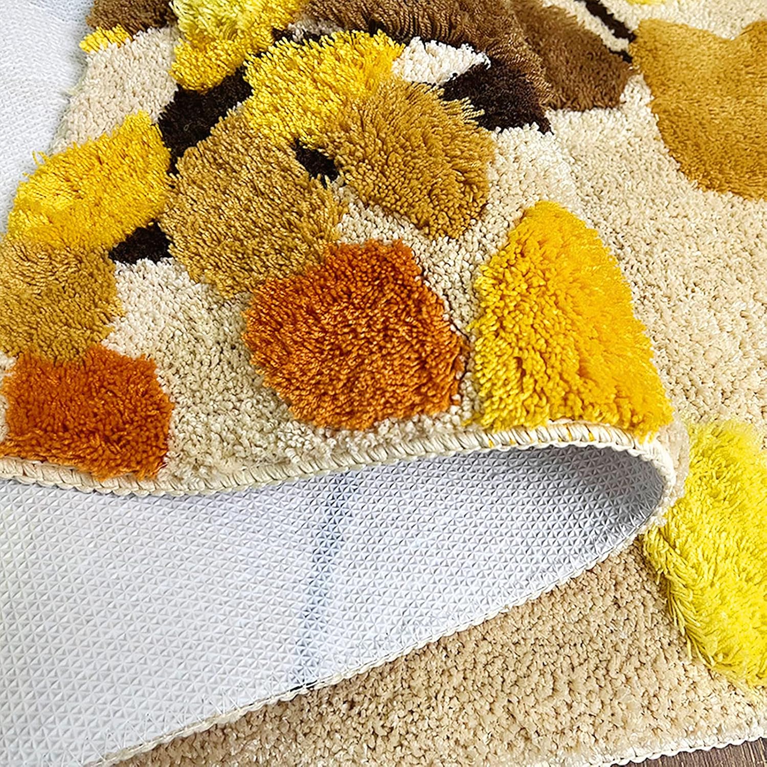 Alfombra de pasillo de musgo, alfombra de área suave para dormitorio, antideslizante, acogedora, alfombra pequeña para niños, sala de juegos,