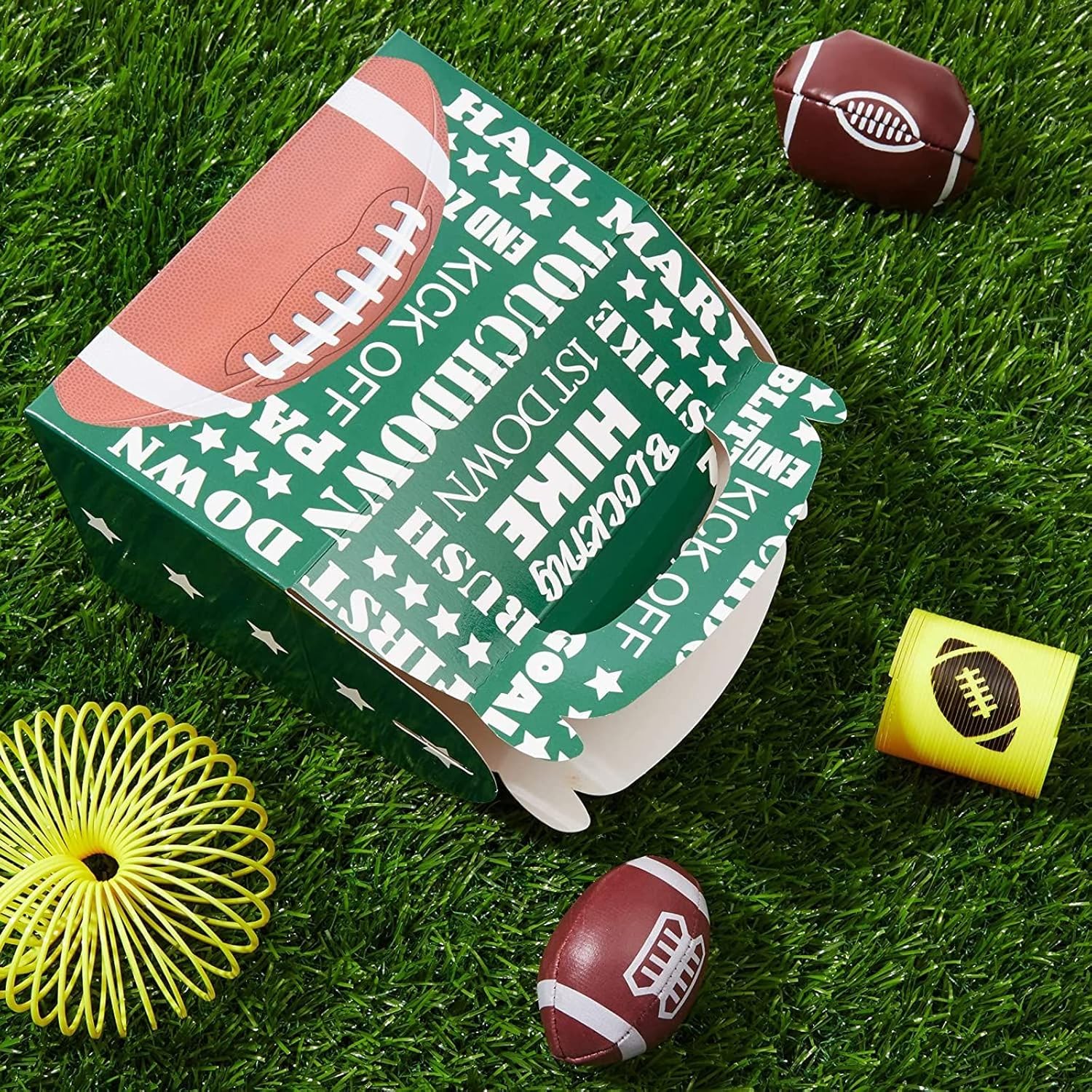 BLUE PANDA – Caja de regalo de fútbol, recuerdo de fiesta (paquete de 24)