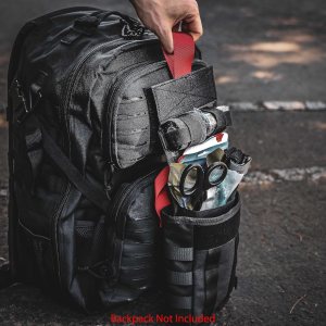 Lightning X – Kit de primeros auxilios táctico IFAK MOLLE con tecnología de lengüeta roja LXPB70-SKK, color negro Lightning X – Kit de primeros auxilios táctico IFAK MOLLE con tecnología de lengüeta roja LXPB70-SKK, color negro